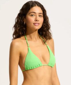 seafolly sea dive bikinitopp trekant summer green