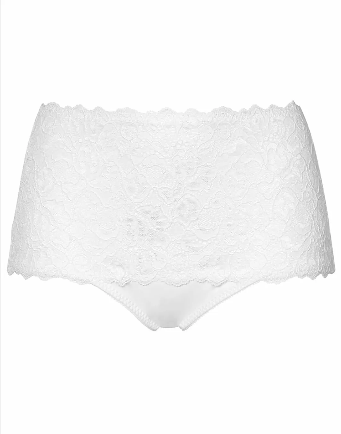 swegmark high waist truse support hold-in hvit