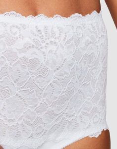 swegmark high waist truse support hold-in hvit