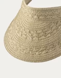 marc and andre visorcaps solhatt strå beige