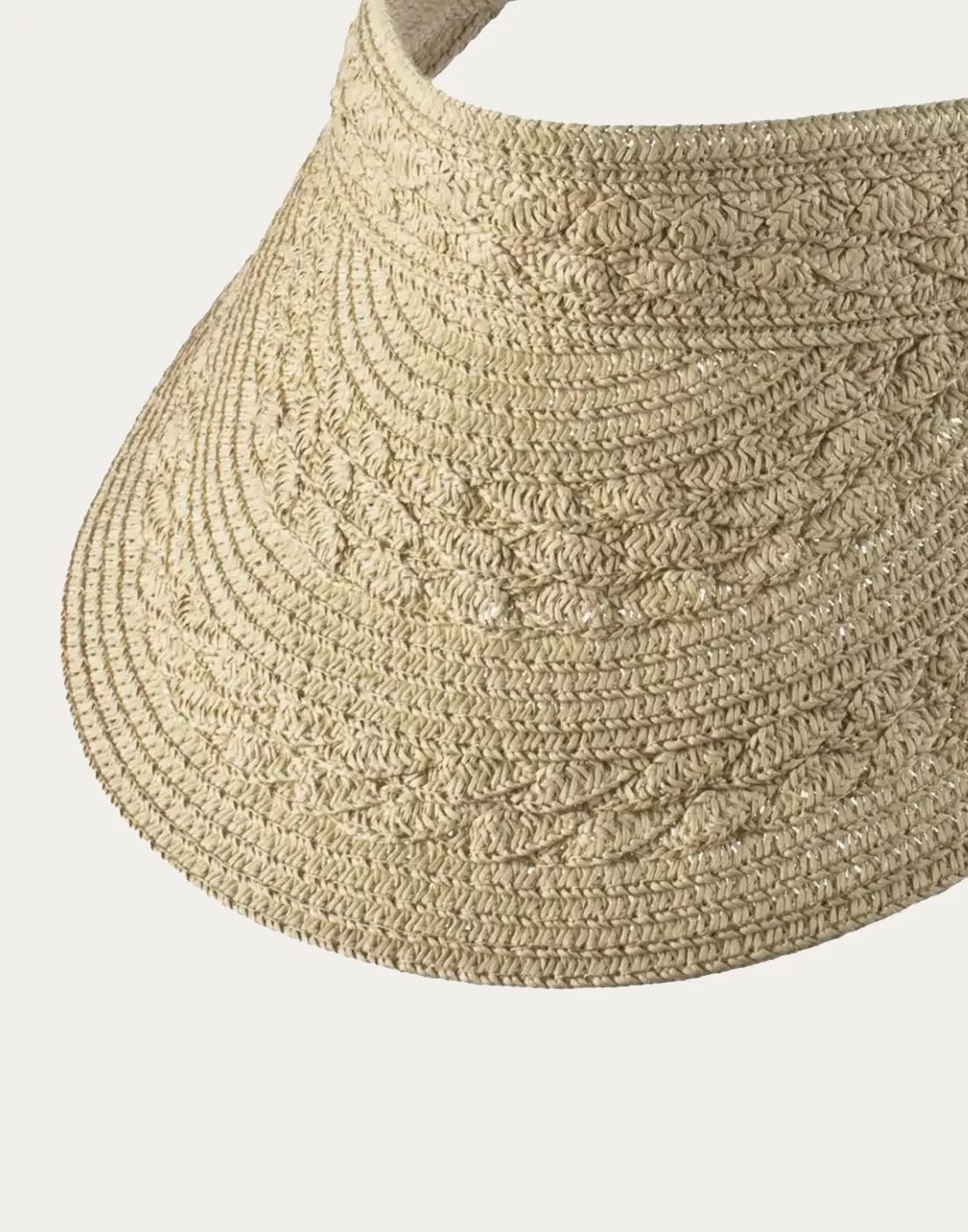 marc and andre visorcaps solhatt strå beige