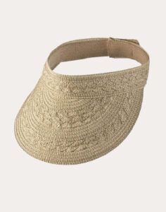 marc and andre visorcaps solhatt strå beige