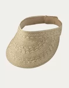 marc and andre visorcaps solhatt strå beige