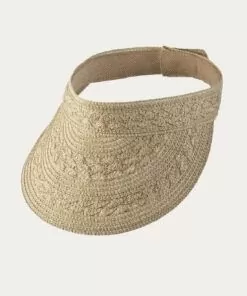 marc and andre visorcaps solhatt strå beige