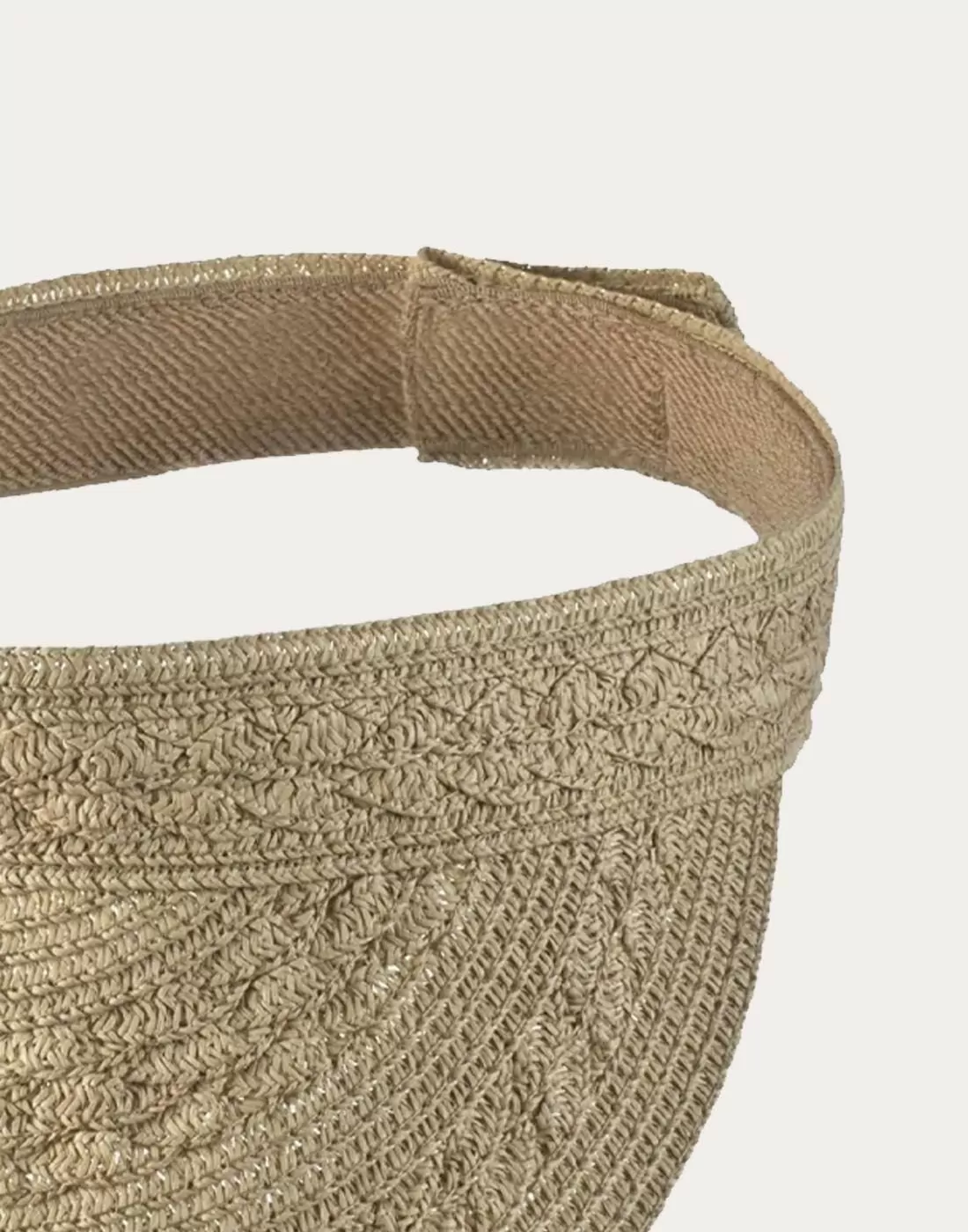 marc and andre visorcaps solhatt strå beige