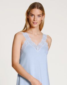 calida elegant dreams nattkjole blonder harmony blue lyseblå