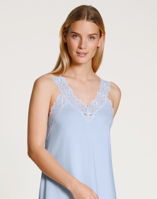 calida elegant dreams nattkjole blonder harmony blue lyseblå