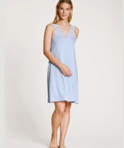 calida elegant dreams nattkjole blonder harmony blue lyseblå