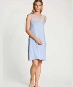 calida elegant dreams nattkjole blonder harmony blue lyseblå