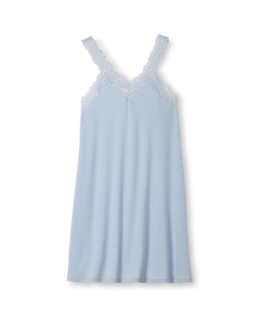 calida elegant dreams nattkjole blonder harmony blue lyseblå