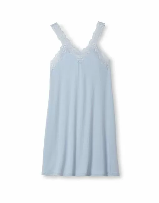 calida elegant dreams nattkjole blonder harmony blue lyseblå