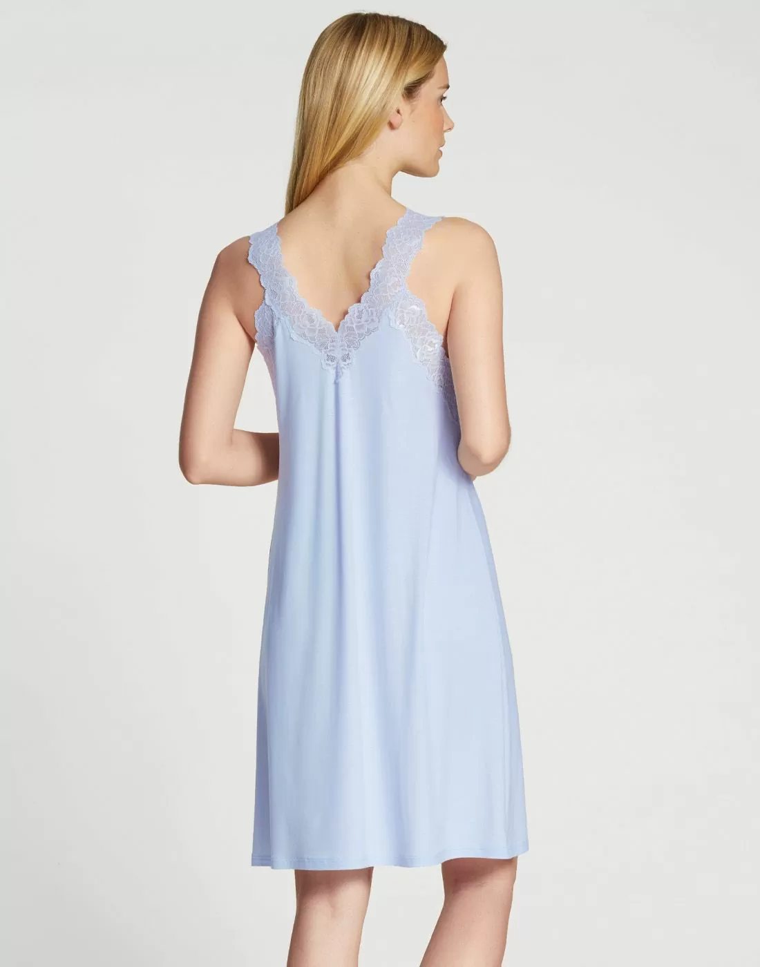 calida elegant dreams nattkjole blonder harmony blue lyseblå