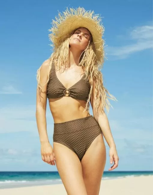 paula mermaid bikini sett driftwood brun