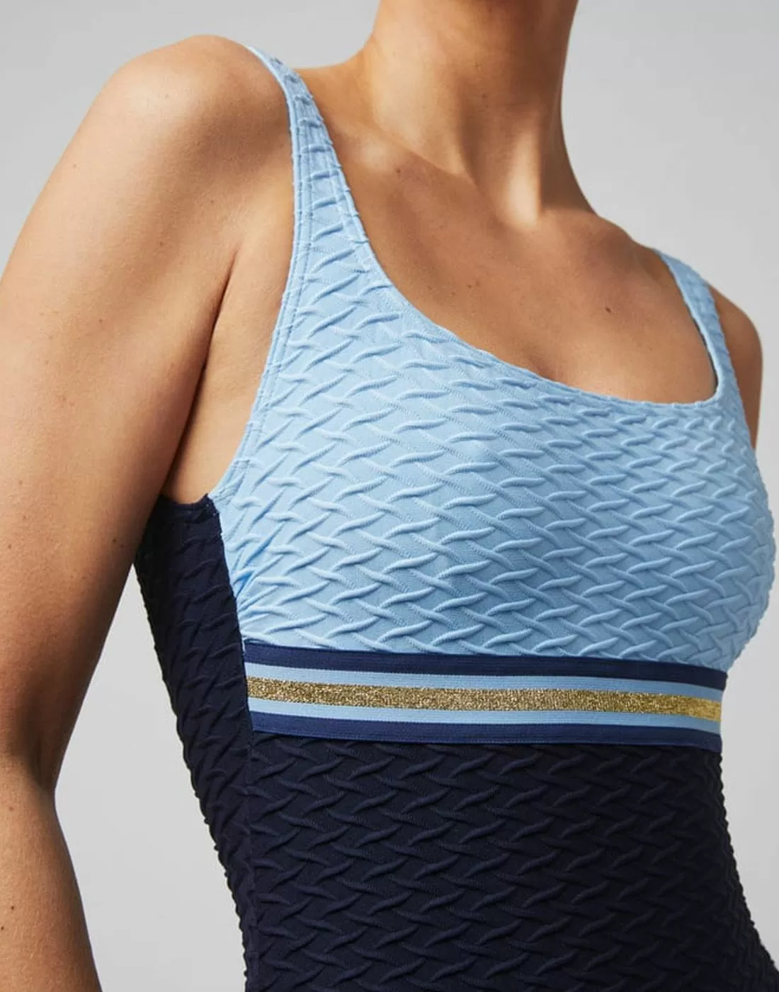 paula mimizan badedrakt skye blå