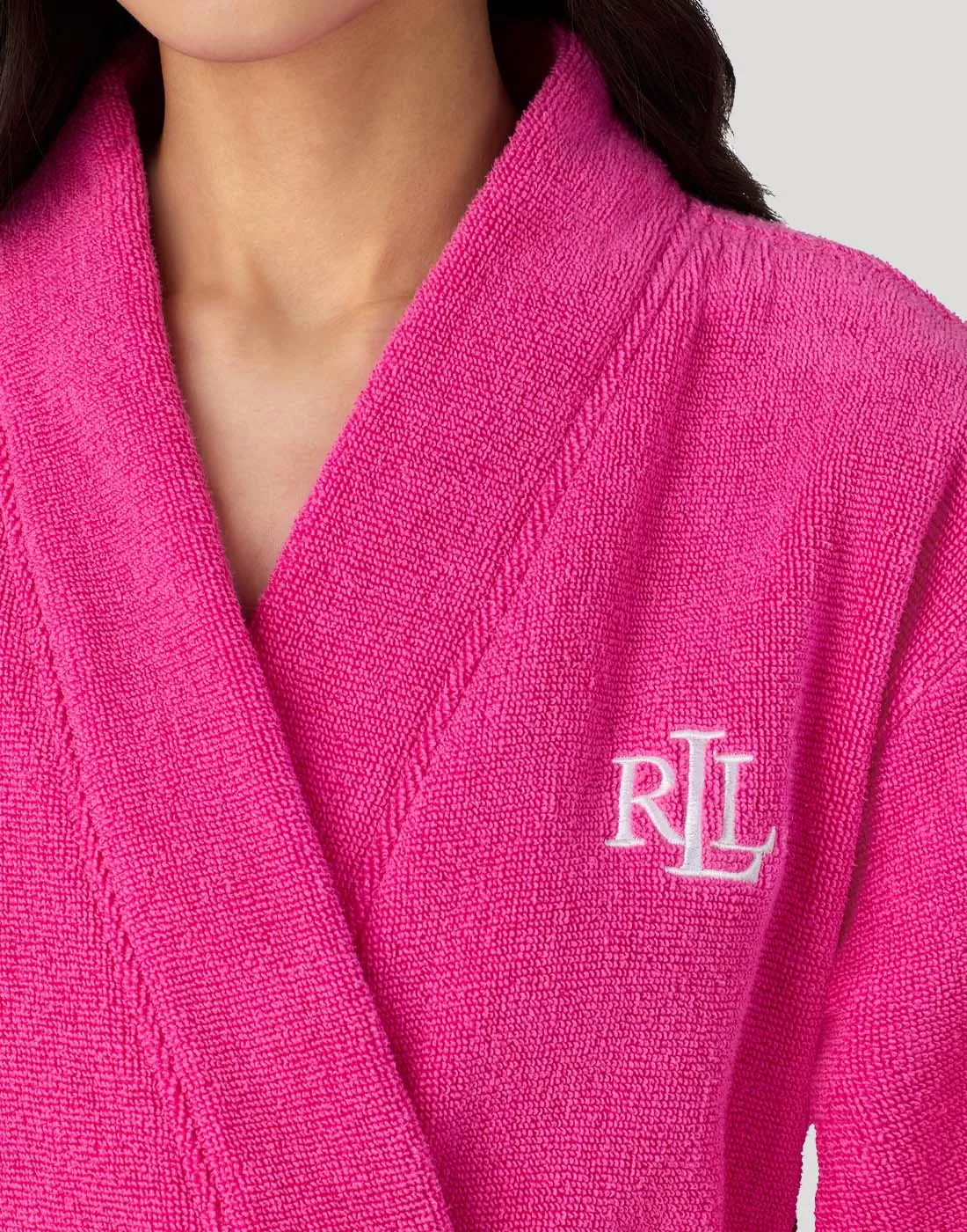 ralph lauren morgenkåpe hot pink