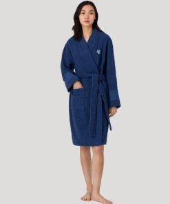ralph lauren morgenkåpe navy