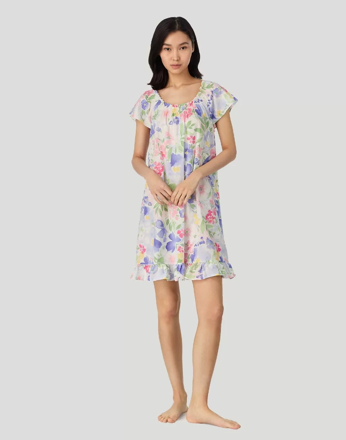 ralph lauren nattkjole multi blomstermønster