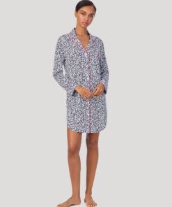 ralph lauren nattskjorte navy floral