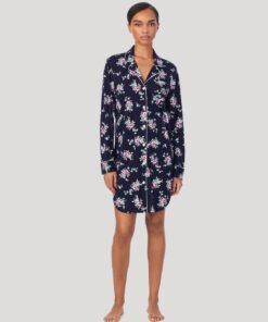 ralph lauren nattskjorte navy print