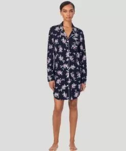 ralph lauren nattskjorte navy print