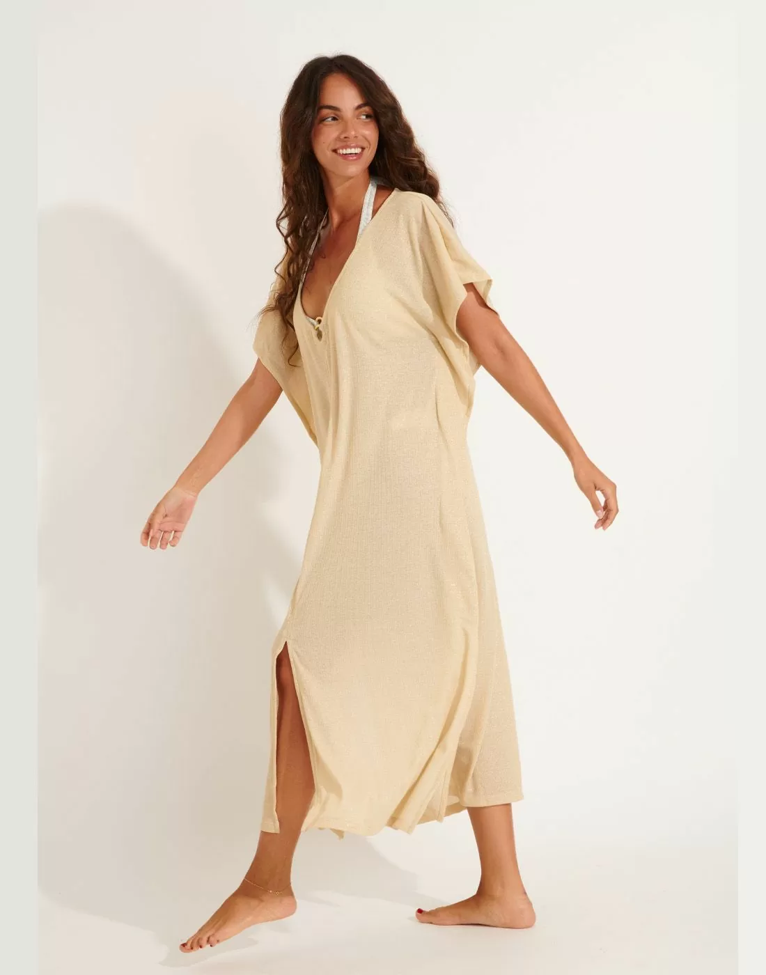 fabio hammet strandkjole banana moon beige