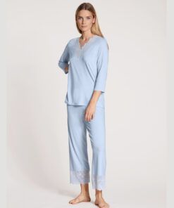 calida elegant dreams pysjamas harmony blue