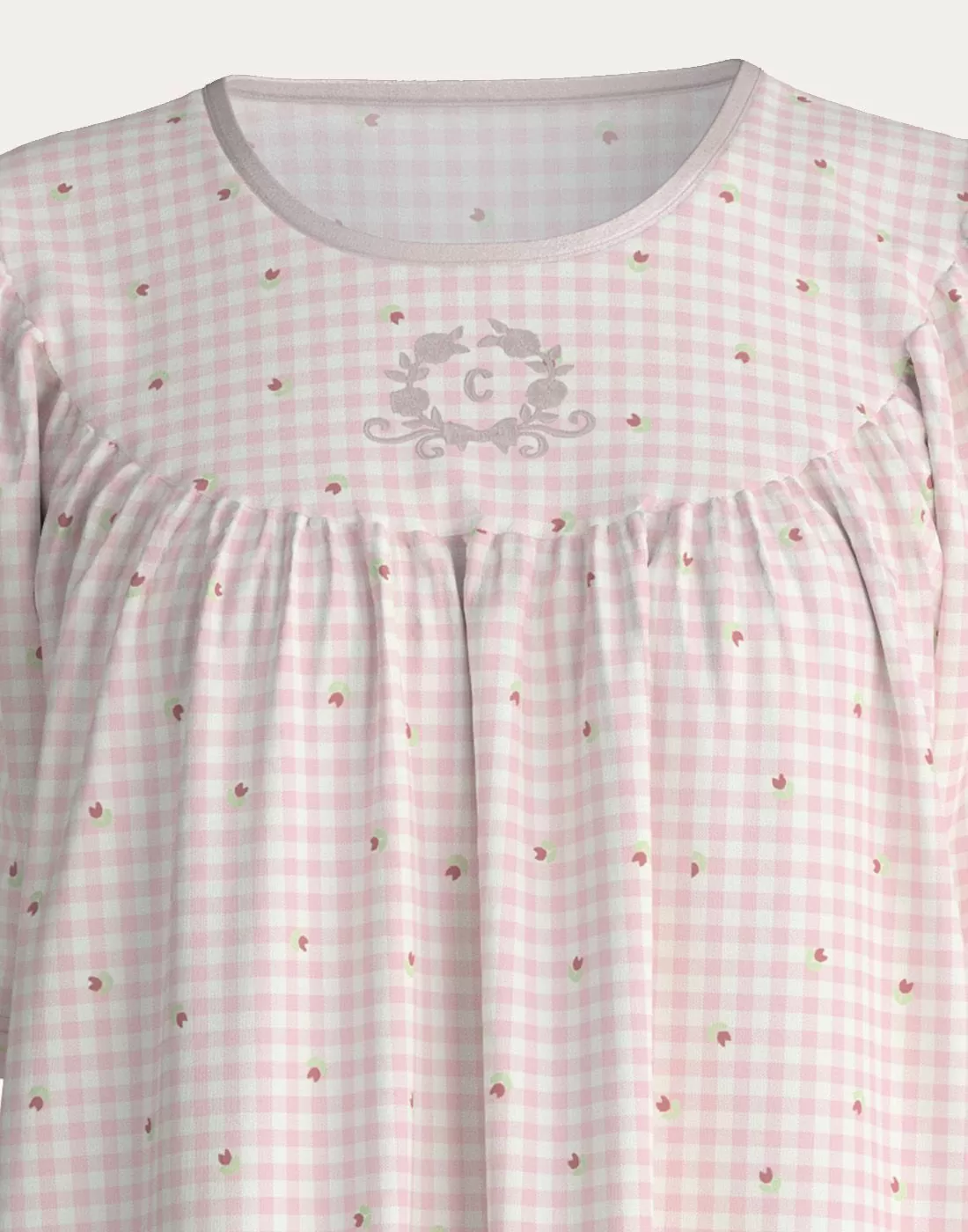 calida soft cotton nattkjole mauve rose