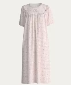 calida soft cotton nattkjole mauve rose