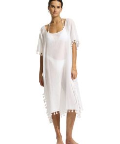 Seafolly amnesia 53638 white amnesia kaftan