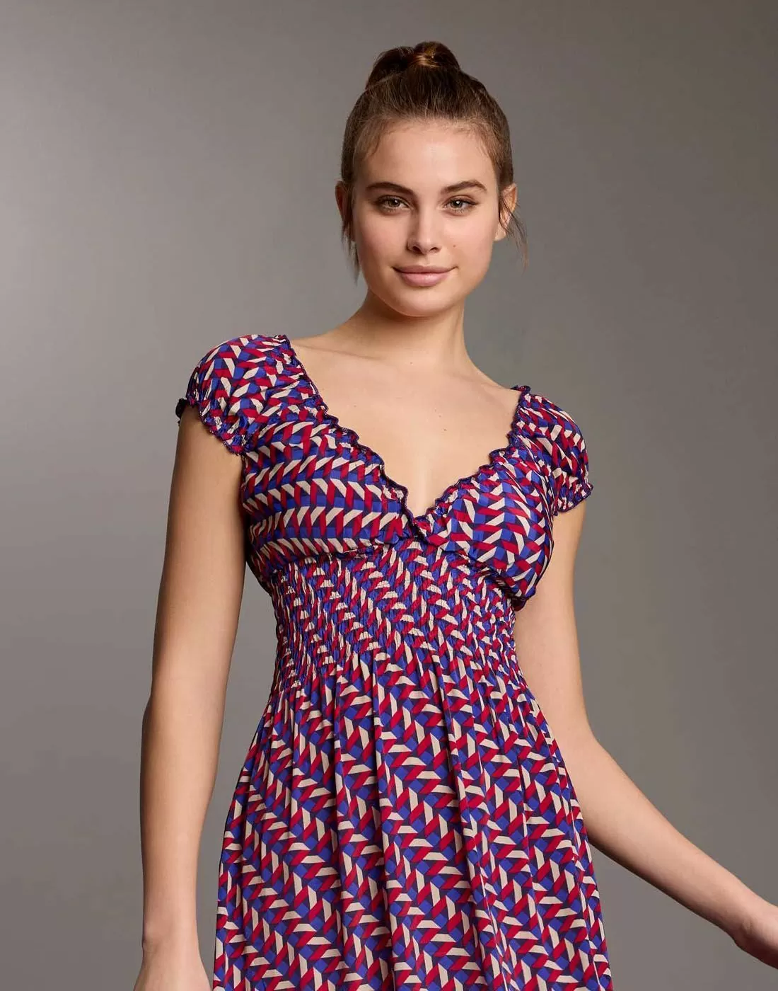 iconique maxi sommerkjole lilla