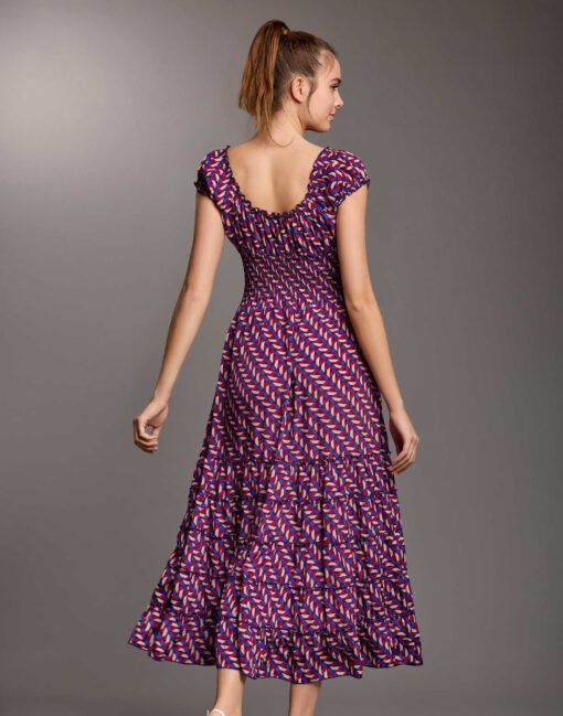 iconique maxi sommerkjole lilla