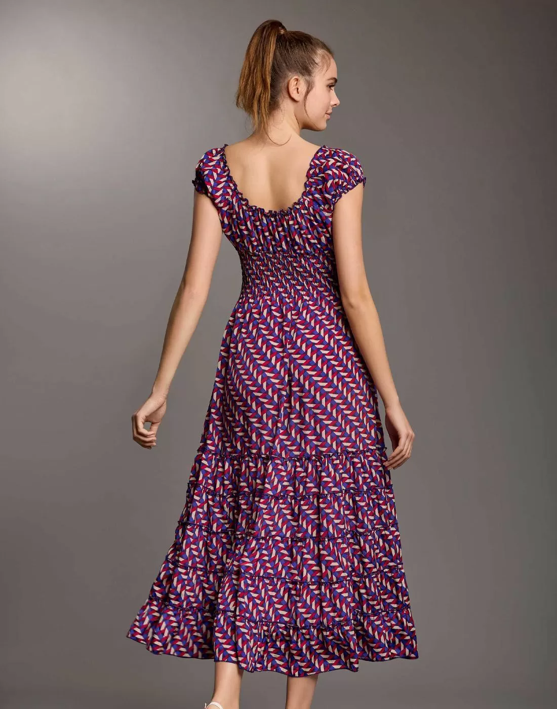 iconique maxi sommerkjole lilla