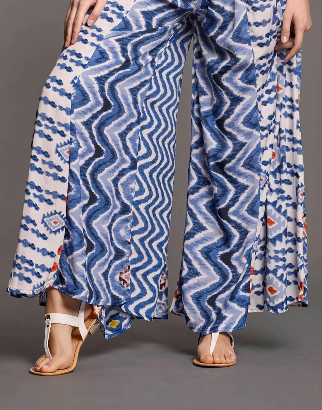 iconique vid løs bukse blå