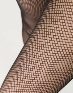 oroblu fishnet netting strømpebukse svart