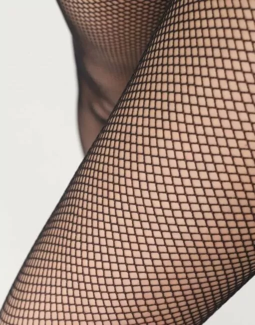 oroblu fishnet netting strømpebukse svart