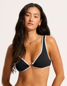 Seafolly beach bound bikinitopp 31467-072 black