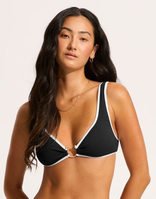 Seafolly beach bound bikinitopp 31467-072 black
