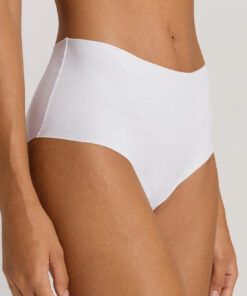 hanro invisible cotton maxi høy truse hvit