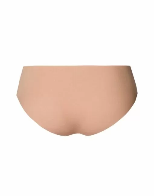 hanro invisible cotton midi truse beige