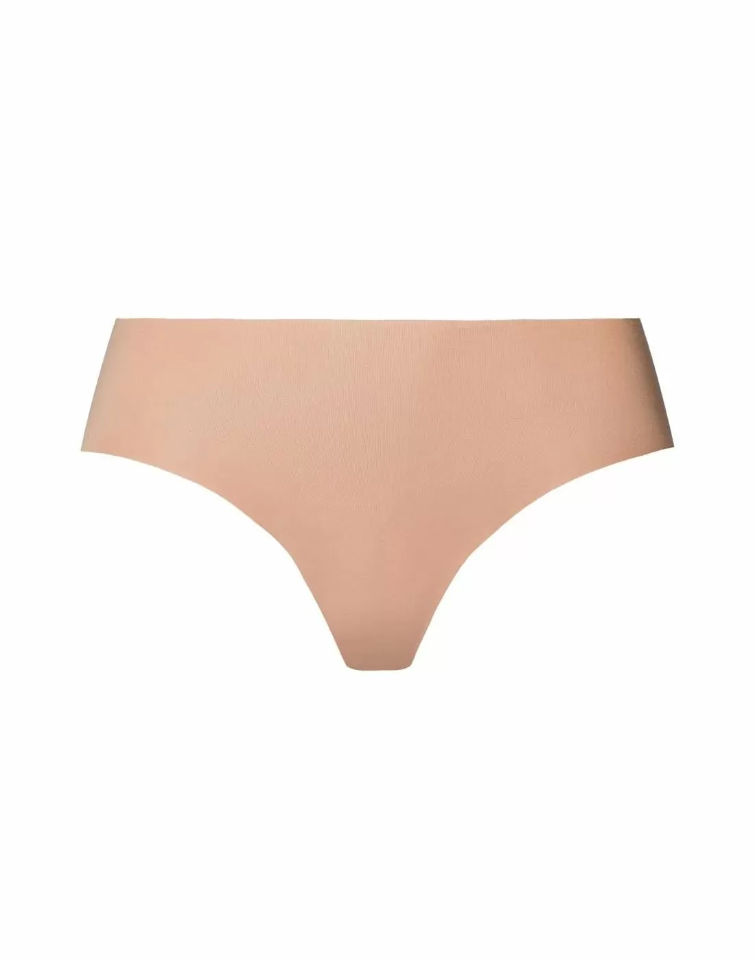 hanro invisible cotton midi truse beige