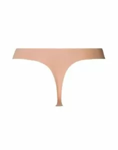 hanro invisible cotton stringtruse beige