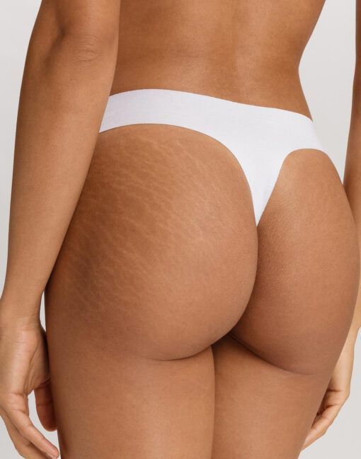 hanro invisible cotton stringtruse white