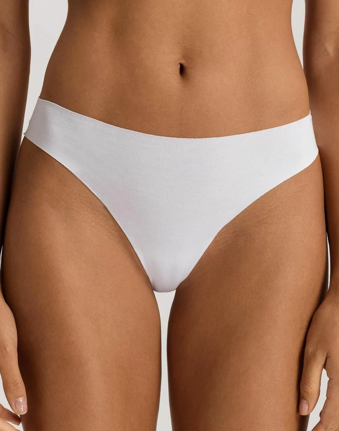 hanro invisible cotton stringtruse white