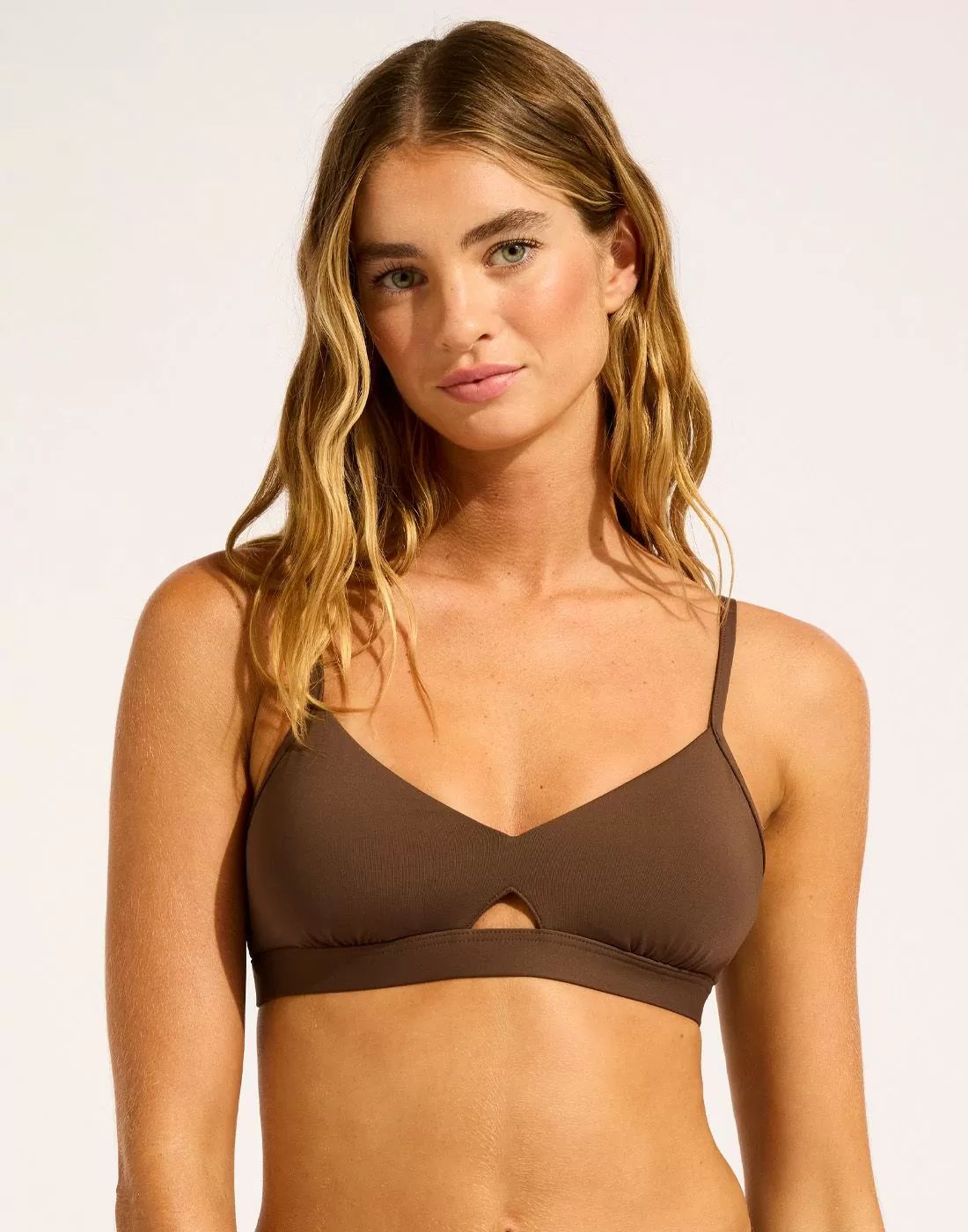 Seafolly collective 30580-942 bikinitopp dark chocolate
