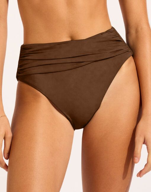 Seafolly collective 40643-942 dark chocolate bikinitruse
