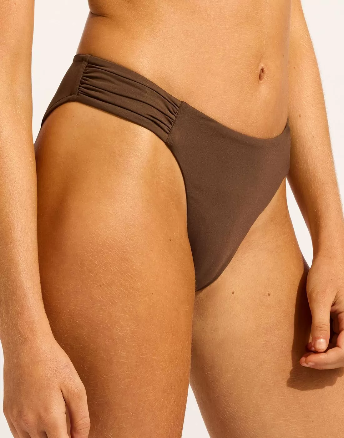 Seafolly collective 40726-942 bikinitruse dark chocolate side