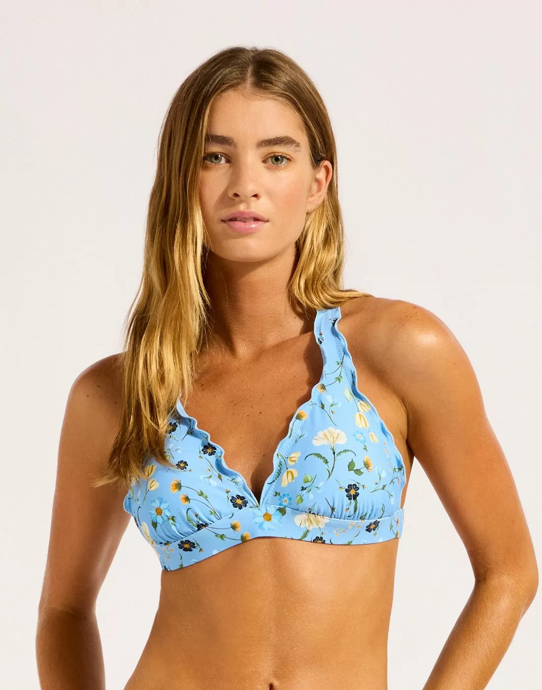 Seafolly modern romance longline bikini