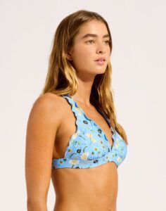 Seafolly modern romance longline bikini