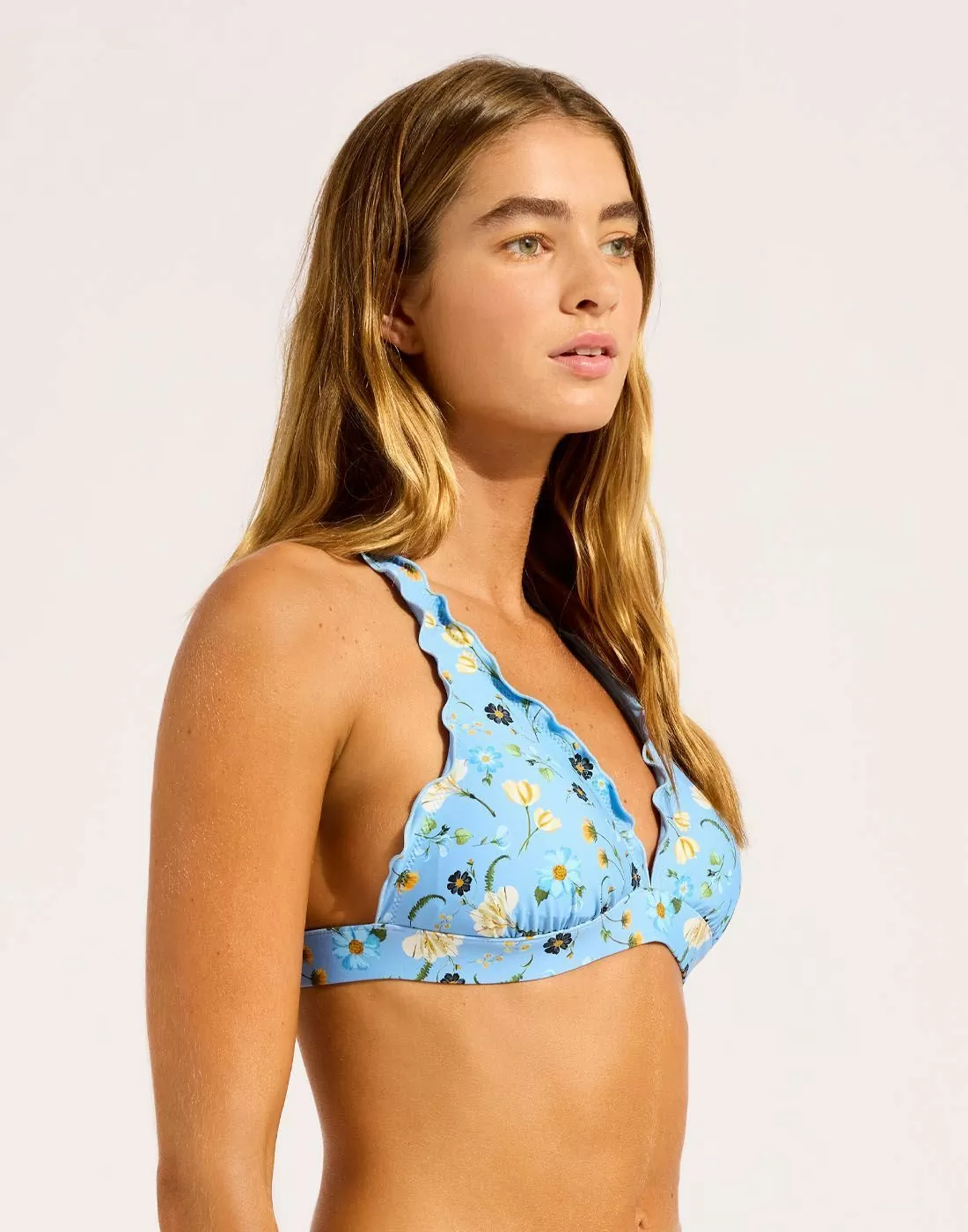 Seafolly modern romance longline bikini
