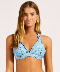 Seafolly modern romance longline bikini
